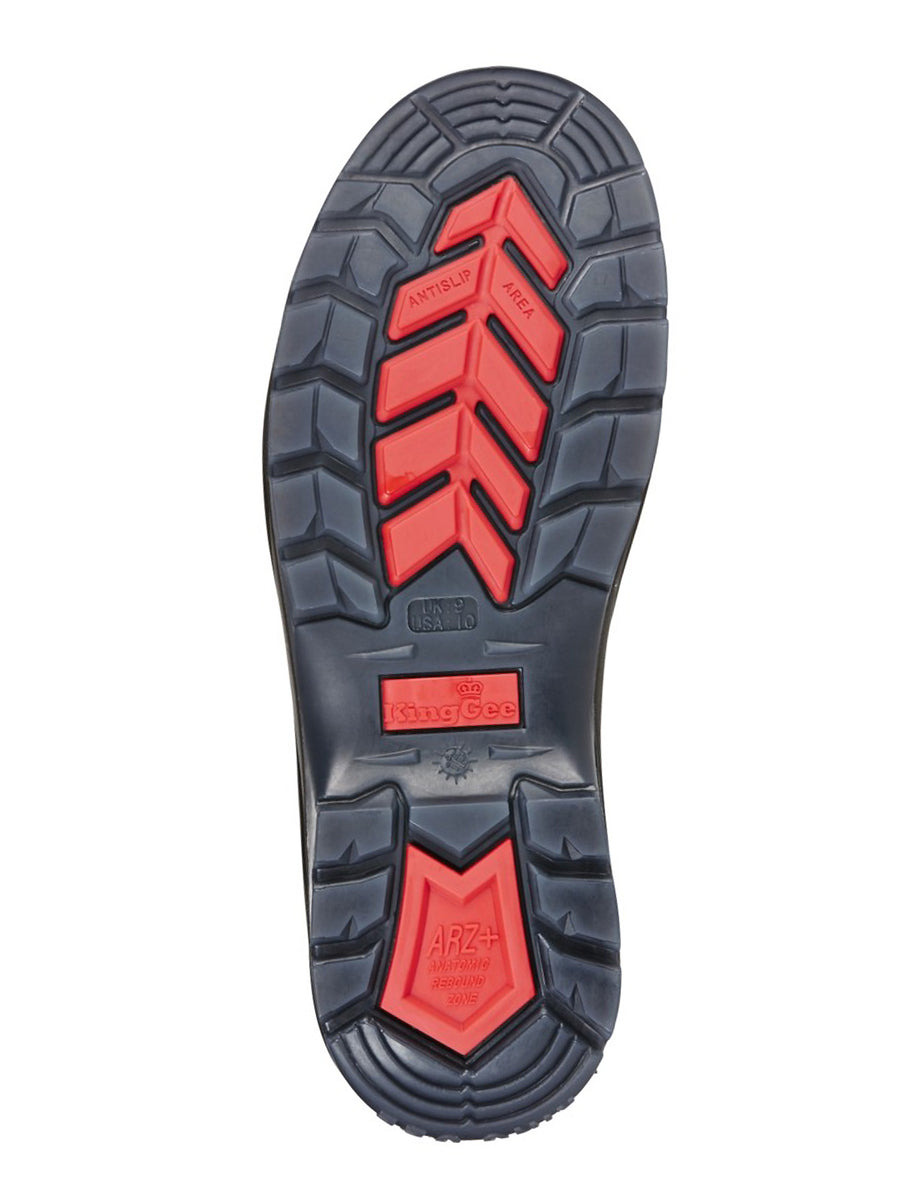 Tradie Zip/Lace Steel Cap Safety Work Boots 5