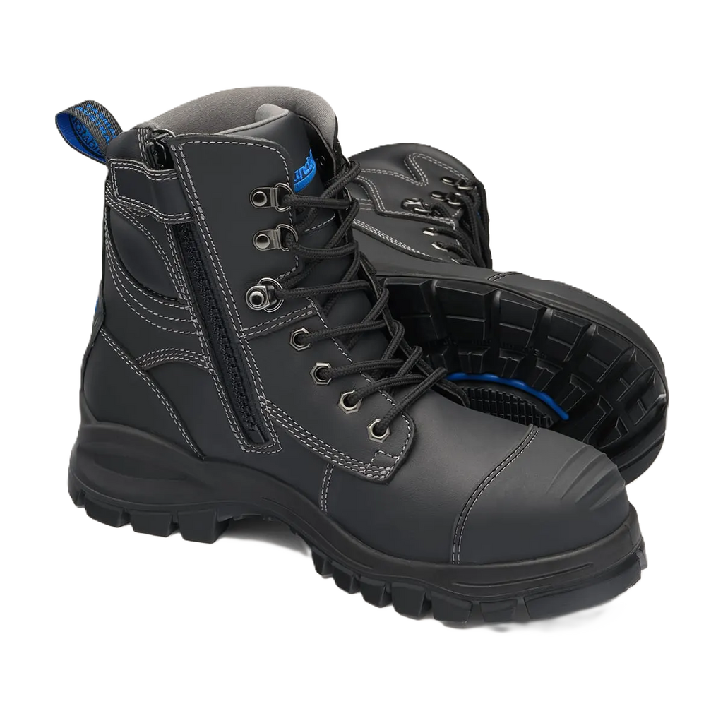 Blundstone High Leg Nitrile Sole Zip/Lace Safety Boot - 997
