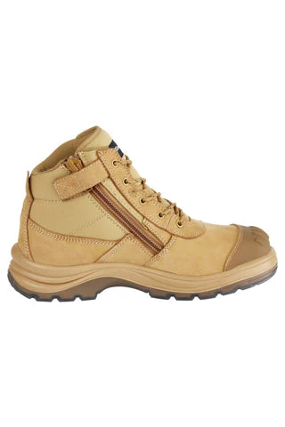 KingGee TRADIE Zip Lace Safety Boot K27100 Workboot Warehouse