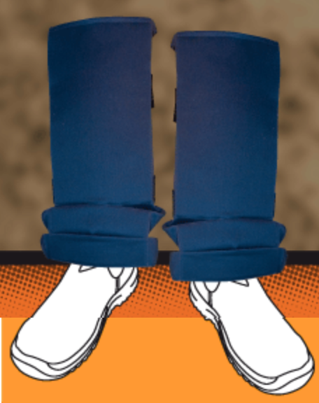 Over Boots Shin Saver with Velcro