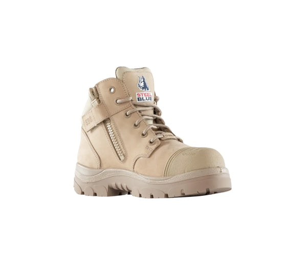 Steel Blue Parkes Zip Scuff Toe Composite Safety Boot - 318598