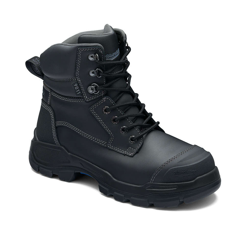 Blundstone RotoFlex Platinum Leather Lace-Up Nitrile Safety Boot - B9011