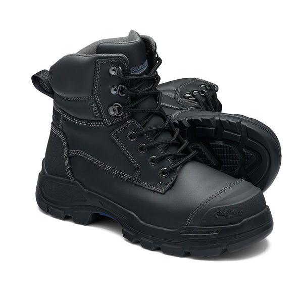 Blundstone RotoFlex Platinum Leather Lace-Up Nitrile Safety Boot - B9011