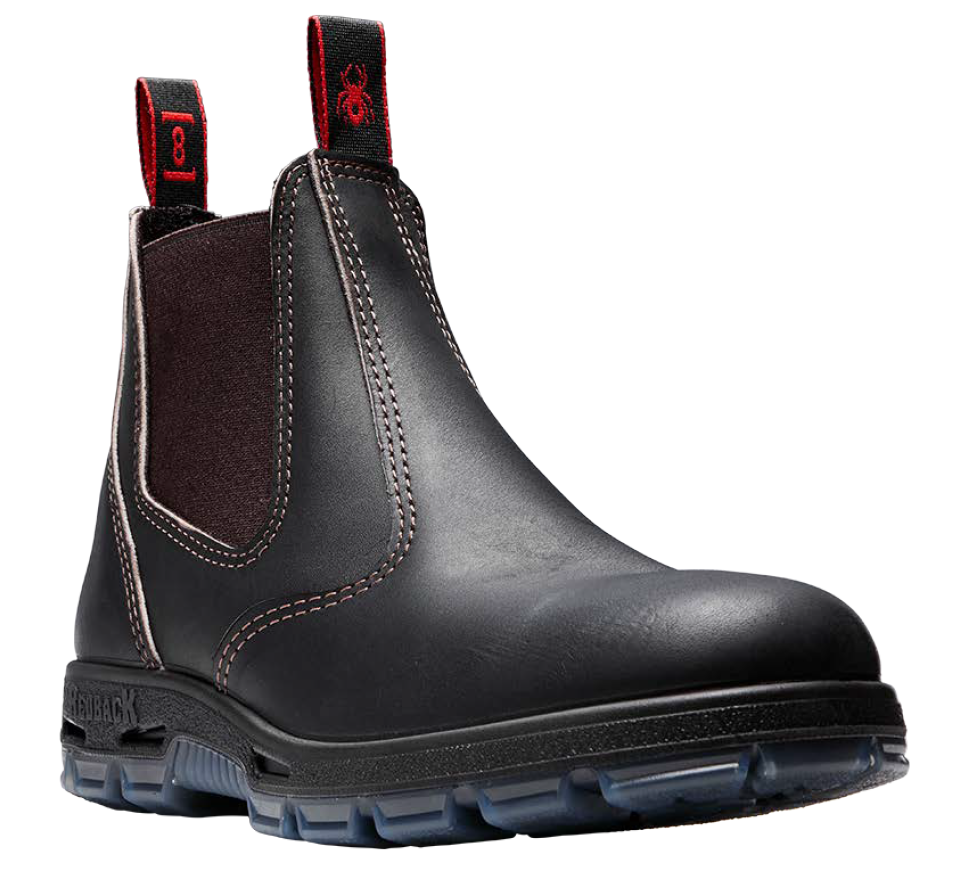 Redback Bobcat Elastic Sided Oil Kip Non-Safety Boot - UBOK