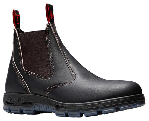 Redback Bobcat Elastic Sided Oil Kip Non-Safety Boot - UBOK