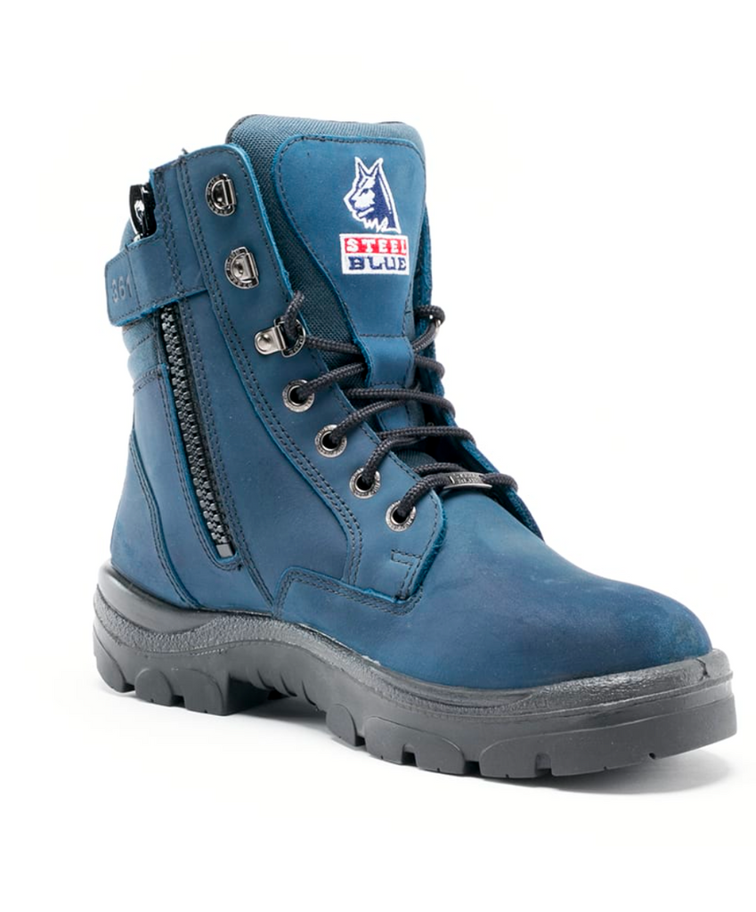 Steel Blue Southern Cross Zip/Lace Safety Boot - 312361