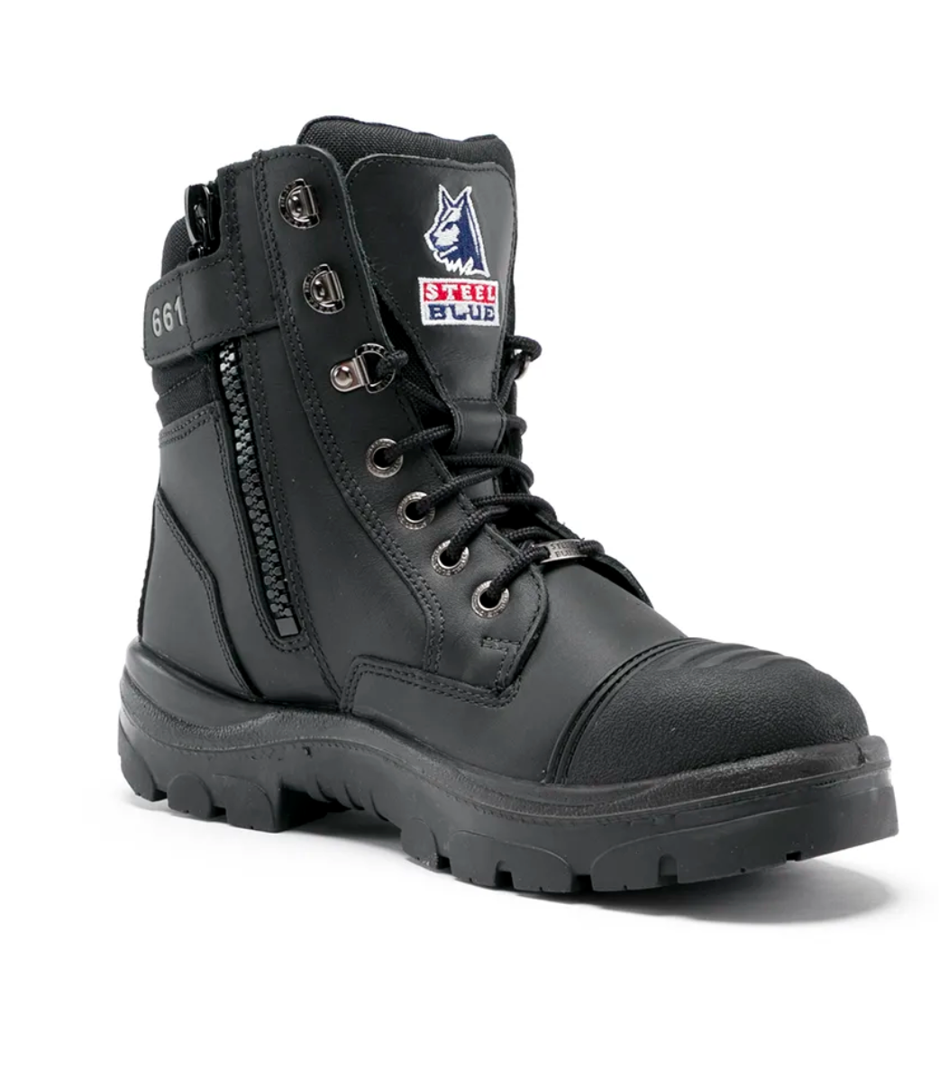 Steel Blue Southern Cross Zip/Lace Safety Boot - 312661 – Workboot ...