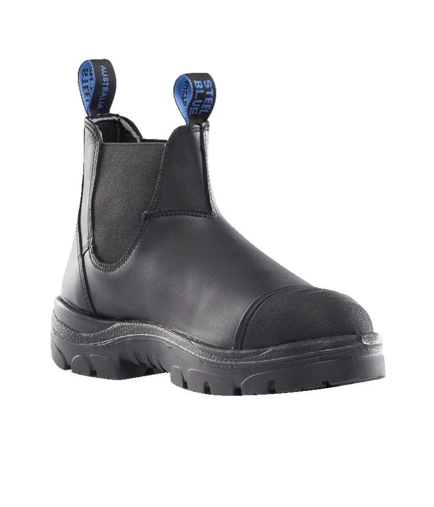 Steel Blue Hobart Slip On Scuff Cap Safety Boot - 312601 – Workboot ...