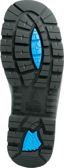 Steel Blue Argyle Lace-Up Non-Safety Boot - 310102