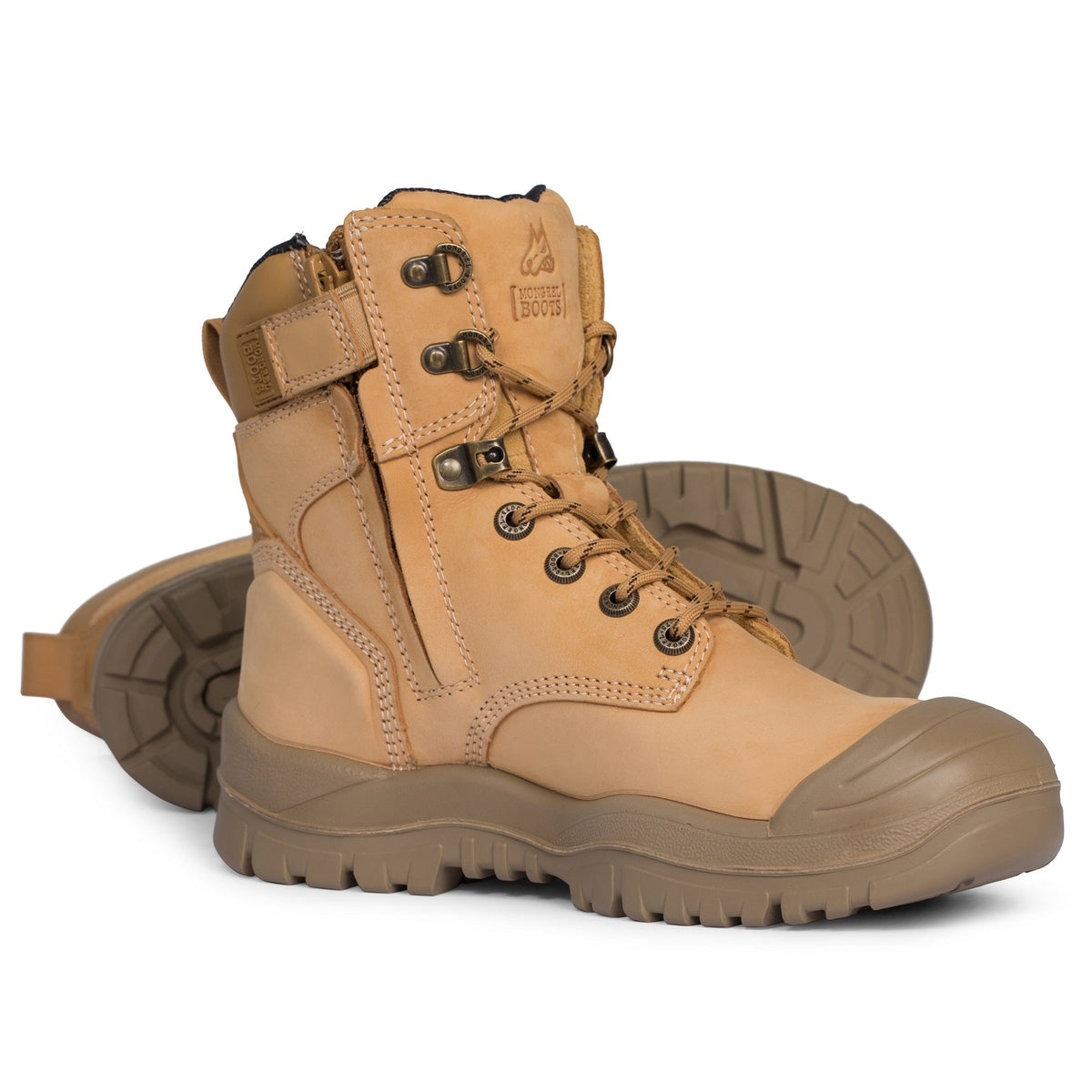 Mongrel High Leg Vibram Lace/Zip Safety Boot + Scuff - 561050 ...